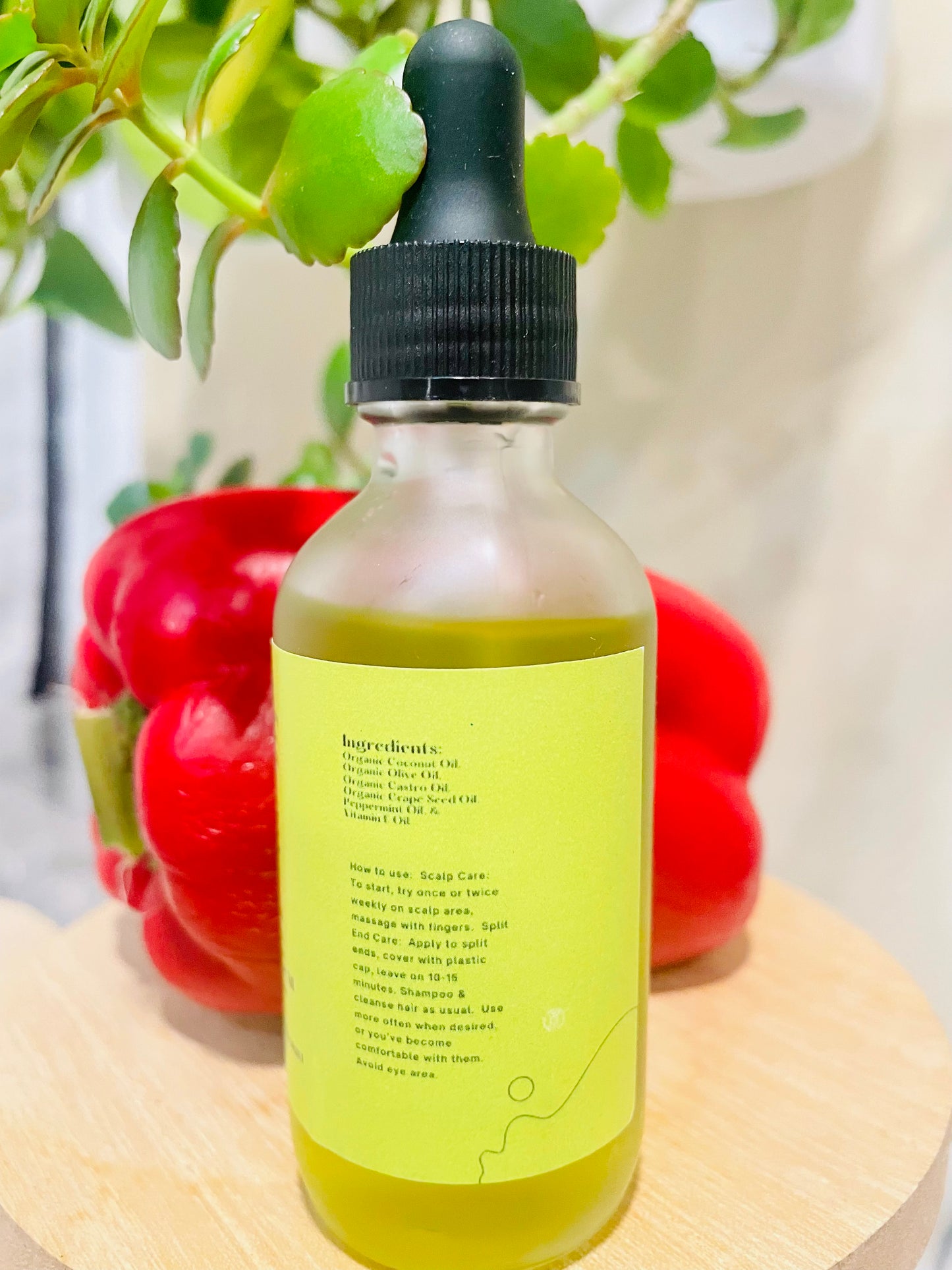 Travel size/Trial size 2oz, 4 different all natural, toxic free & organic hair care products