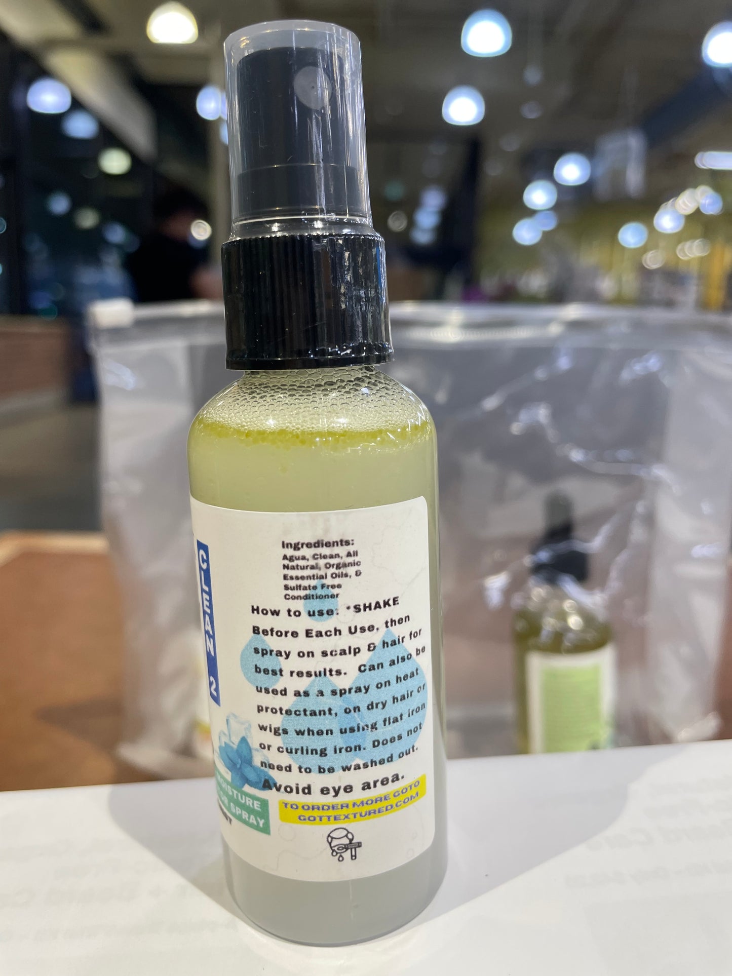 Travel size/Trial size 2oz, 4 different all natural, toxic free & organic hair care products