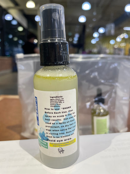 Travel size/Trial size 2oz, 4 different all natural, toxic free & organic hair care products