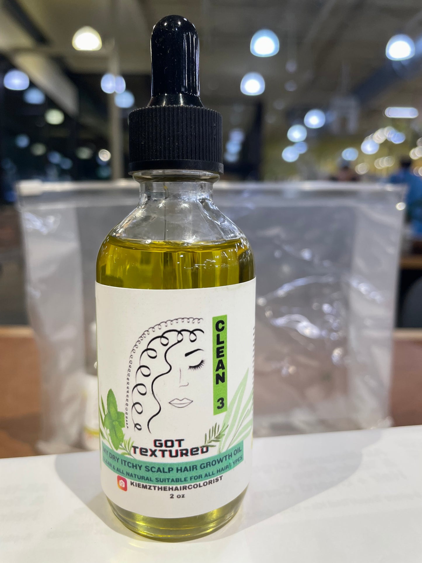 Travel size/Trial size 2oz, 4 different all natural, toxic free & organic hair care products