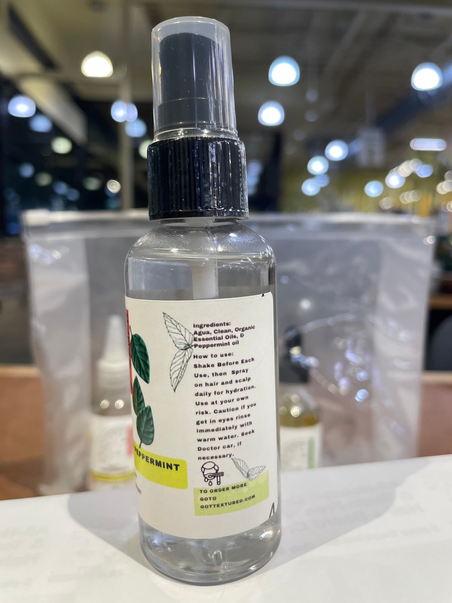 Travel size/Trial size 2oz, 4 different all natural, toxic free & organic hair care products