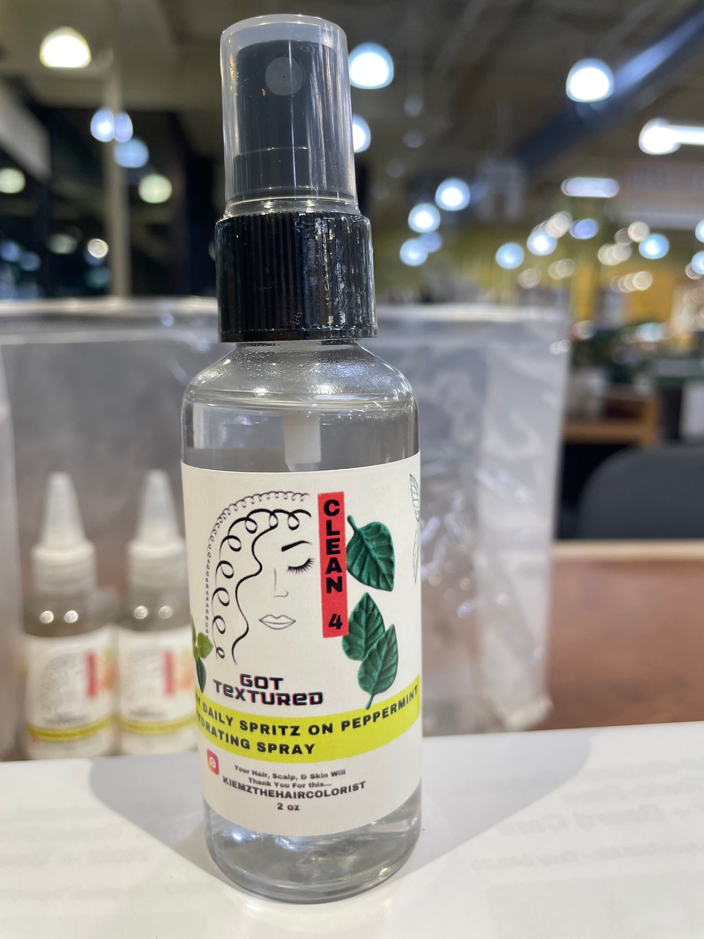 Travel size/Trial size 2oz, 4 different all natural, toxic free & organic hair care products